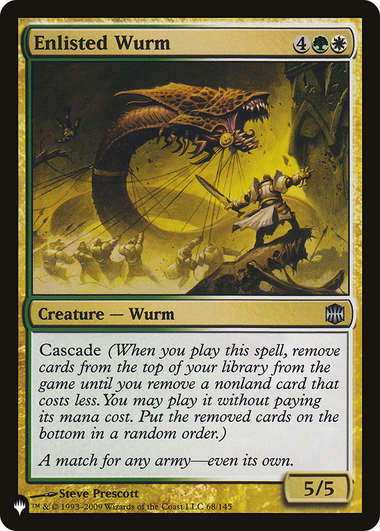 Enlisted Wurm [The List] MTG Single Magic: The Gathering | Red Claw Gaming