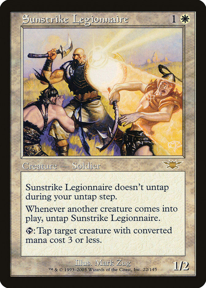Sunstrike Legionnaire [Legions] MTG Single Magic: The Gathering | Red Claw Gaming