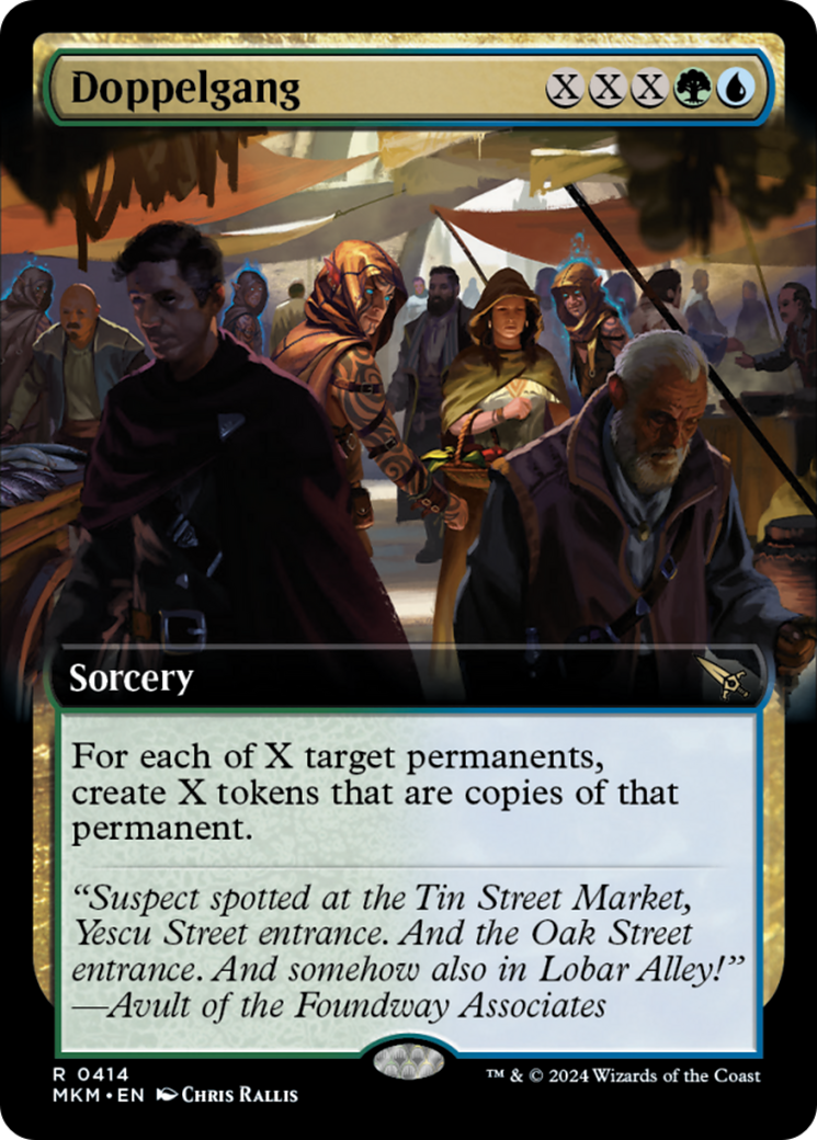 Doppelgang (Extended Art) [Murders at Karlov Manor] MTG Single Magic: The Gathering    | Red Claw Gaming
