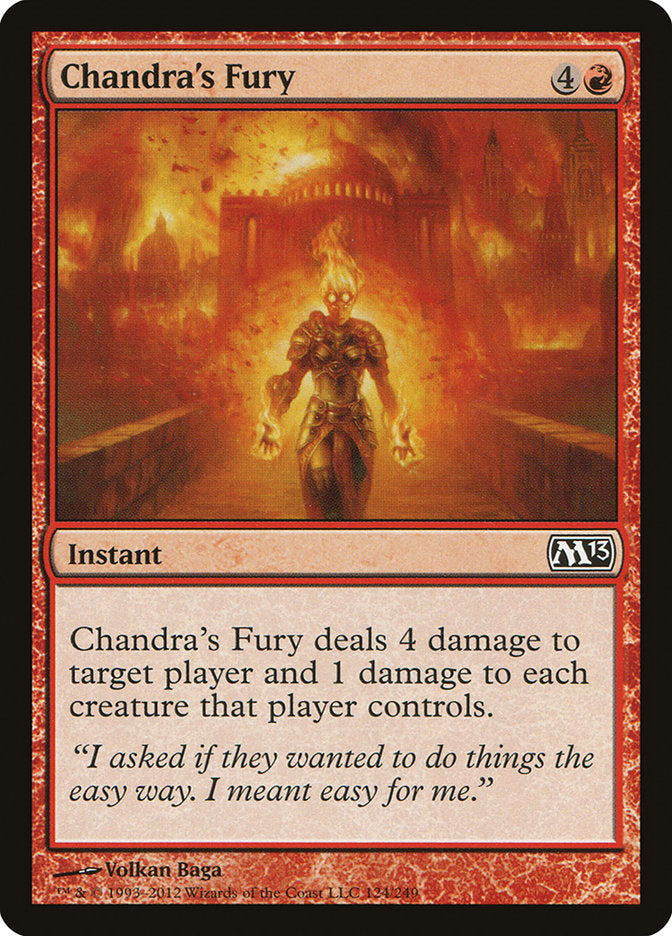 Chandra's Fury [Magic 2013] MTG Single Magic: The Gathering | Red Claw Gaming