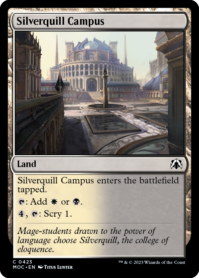 Silverquill Campus [March of the Machine Commander] MTG Single Magic: The Gathering | Red Claw Gaming