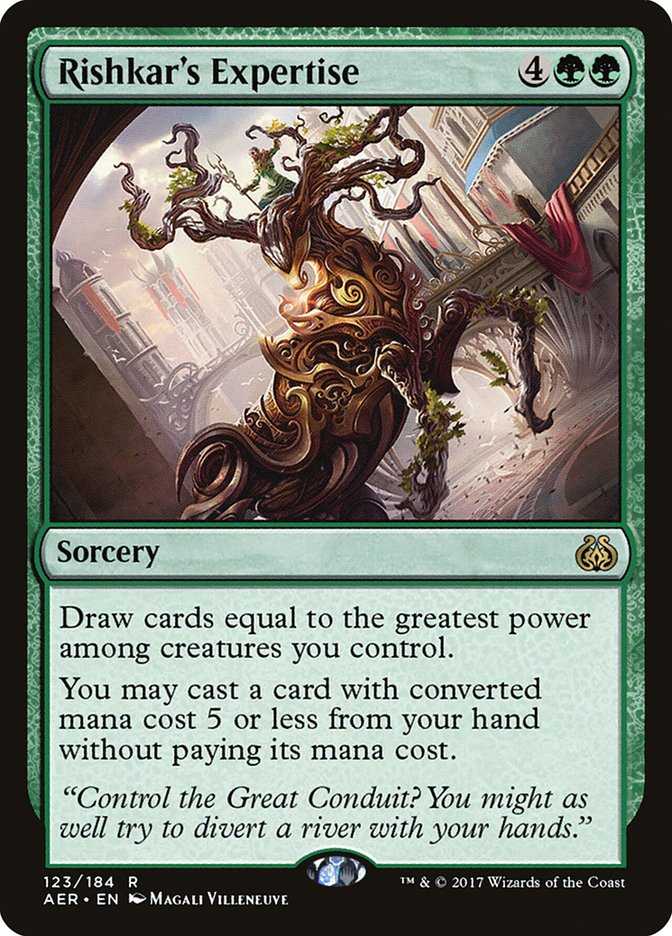 Rishkar's Expertise [Aether Revolt] MTG Single Magic: The Gathering | Red Claw Gaming