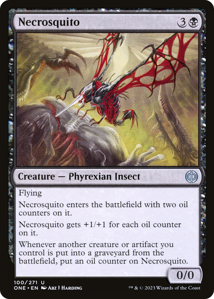 Necrosquito [Phyrexia: All Will Be One] MTG Single Magic: The Gathering | Red Claw Gaming