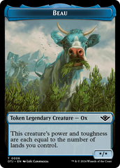 Mercenary // Beau Double-Sided Token [Outlaws of Thunder Junction Tokens] MTG Single Magic: The Gathering | Red Claw Gaming