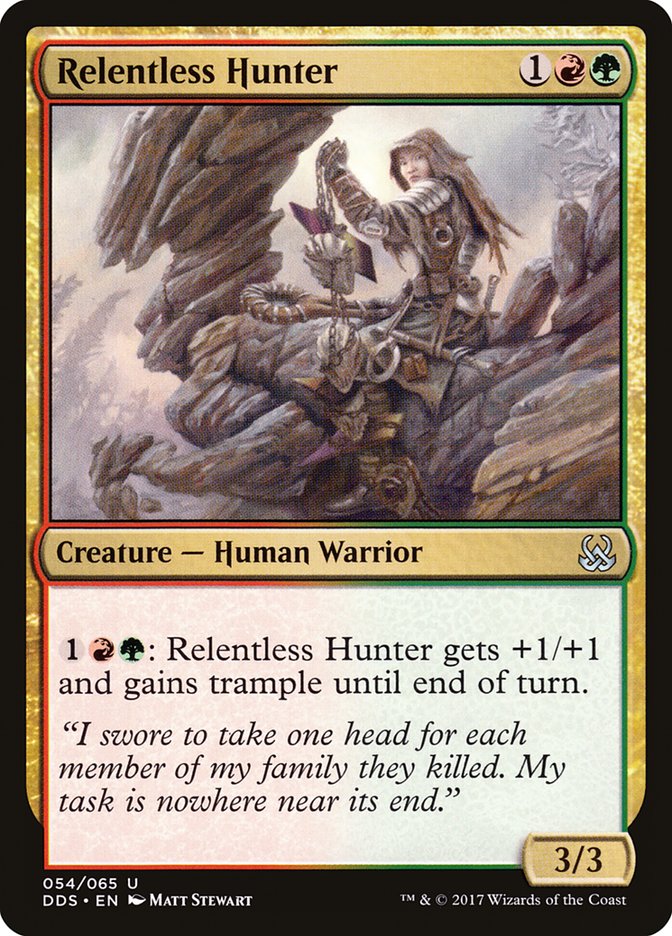 Relentless Hunter [Duel Decks: Mind vs. Might] MTG Single Magic: The Gathering | Red Claw Gaming