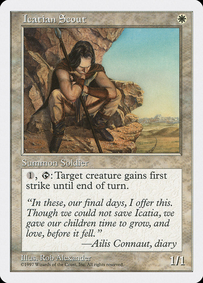 Icatian Scout [Fifth Edition] MTG Single Magic: The Gathering | Red Claw Gaming