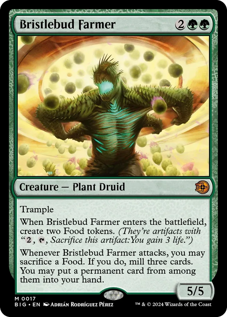 Bristlebud Farmer [Outlaws of Thunder Junction: The Big Score] MTG Single Magic: The Gathering    | Red Claw Gaming