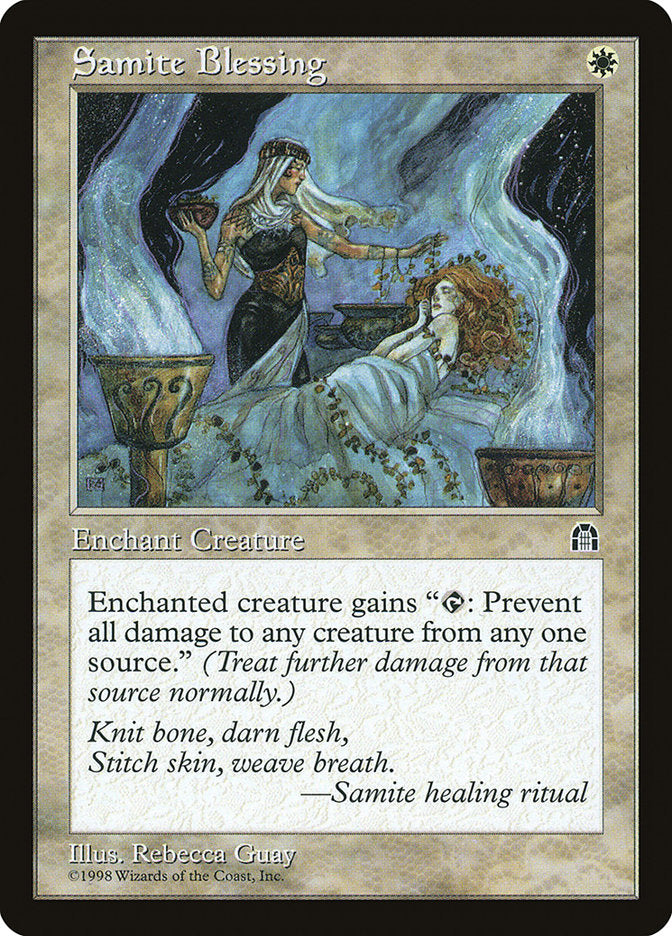 Samite Blessing [Stronghold] MTG Single Magic: The Gathering | Red Claw Gaming
