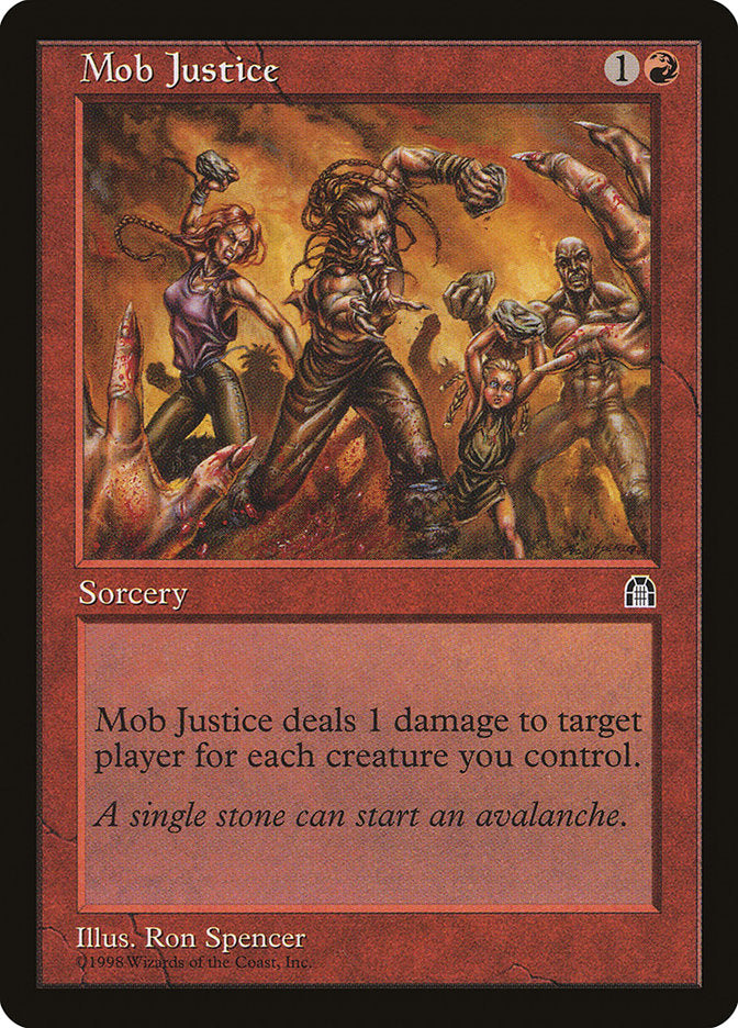 Mob Justice [Stronghold] MTG Single Magic: The Gathering | Red Claw Gaming