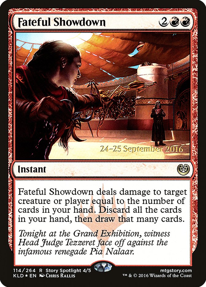 Fateful Showdown [Kaladesh Prerelease Promos] MTG Single Magic: The Gathering | Red Claw Gaming