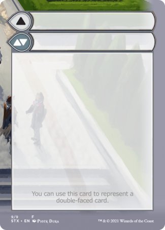 Helper Card (9/9) [Strixhaven: School of Mages Tokens] MTG Single Magic: The Gathering | Red Claw Gaming