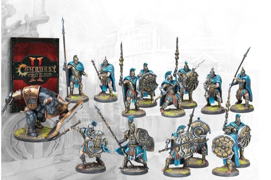 CONQUEST: CITY STATES - FIRST BLOOD WARBAND Miniatures Universal DIstribution    | Red Claw Gaming