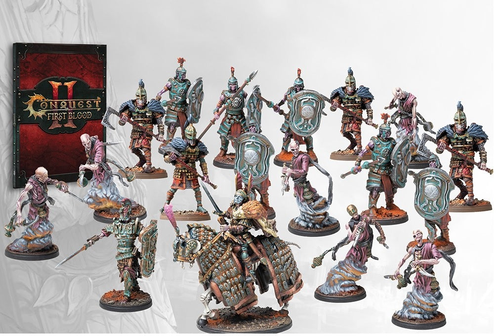CONQUEST: OLD DOMINION - FIRST BLOOD WARBAND Miniatures Universal DIstribution    | Red Claw Gaming