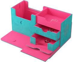 THE ACADEMIC 133+ XL TOLARIAN EDITION Deck Box Gamegenic Teal/Pink | Red Claw Gaming