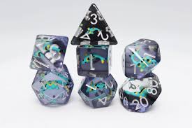 Turquoise Koi Dice Set Dice & Counters Foam Brain Games | Red Claw Gaming
