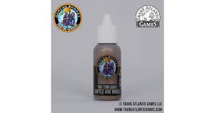 Two Thin Coats: Battle Axe Brass Paint Two Thin Coats | Red Claw Gaming