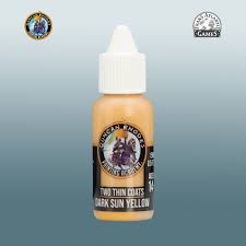 Two Thin Coats: Dark Sun Yellow Paint Two Thin Coats | Red Claw Gaming