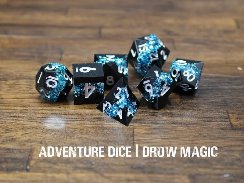 Adventure Drow Magic Dice & Counters Adventure Dice | Red Claw Gaming