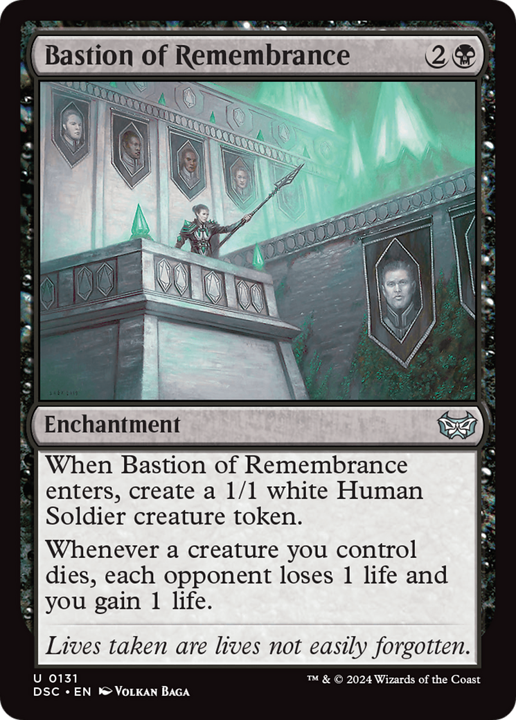 Bastion of Remembrance [Duskmourn: House of Horror Commander] MTG Single Magic: The Gathering | Red Claw Gaming