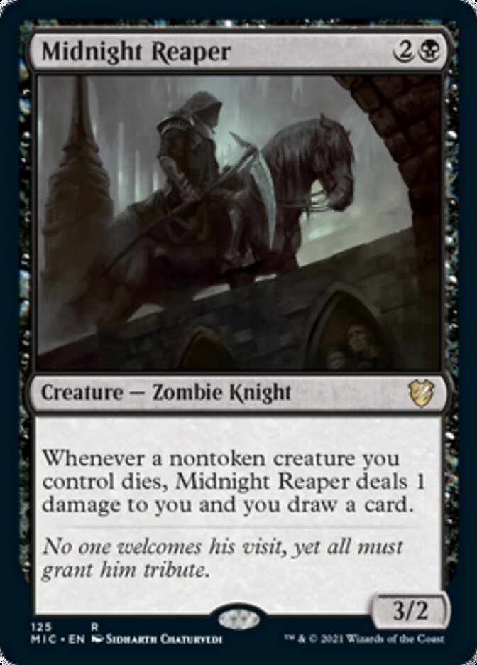 Midnight Reaper [Innistrad: Midnight Hunt Commander] MTG Single Magic: The Gathering | Red Claw Gaming