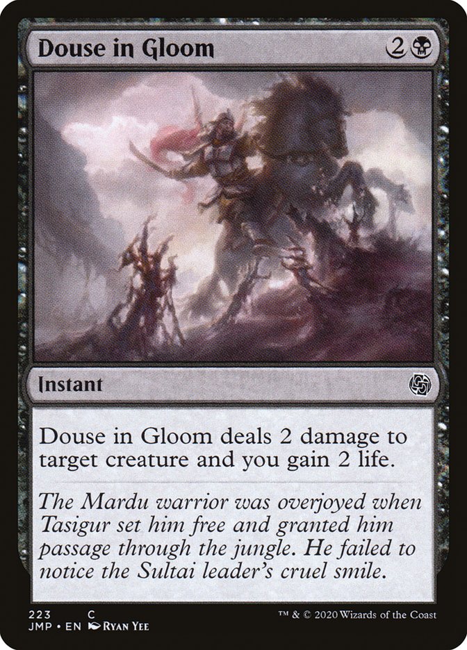 Douse in Gloom [Jumpstart] MTG Single Magic: The Gathering | Red Claw Gaming