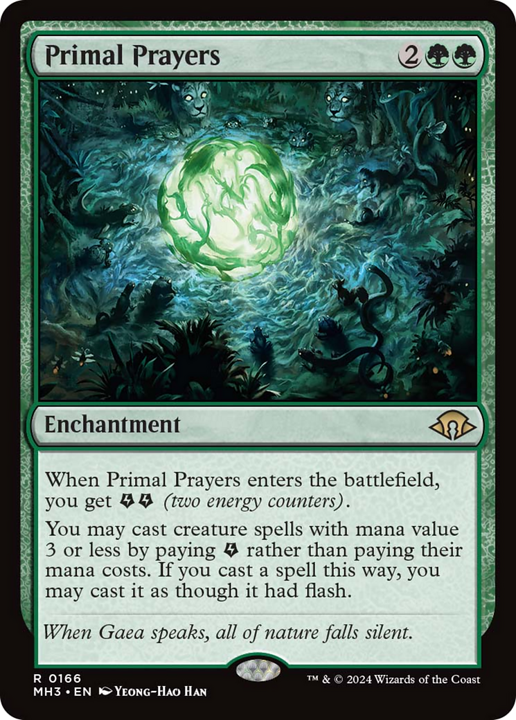 Primal Prayers [Modern Horizons 3] MTG Single Magic: The Gathering | Red Claw Gaming