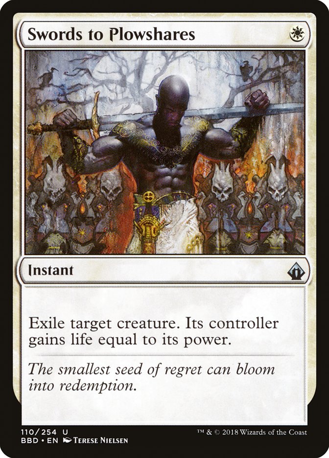 Swords to Plowshares [Battlebond] MTG Single Magic: The Gathering | Red Claw Gaming