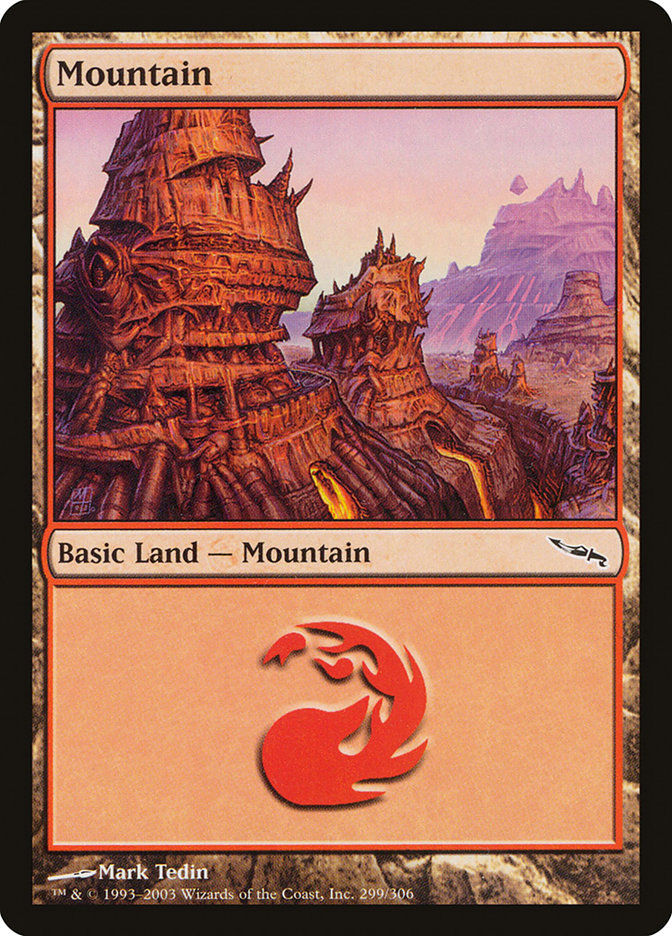 Mountain (299) [Mirrodin] MTG Single Magic: The Gathering | Red Claw Gaming