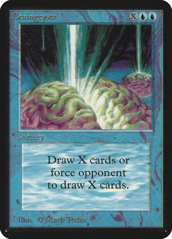 Braingeyser [Alpha Edition] MTG Single Magic: The Gathering | Red Claw Gaming