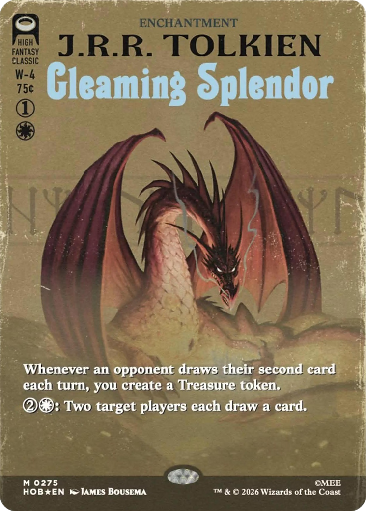 Gleaming Splendor (Borderless) [The Hobbit] | Red Claw Gaming