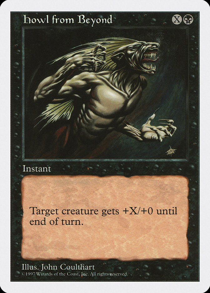 Howl from Beyond [Fifth Edition] MTG Single Magic: The Gathering | Red Claw Gaming