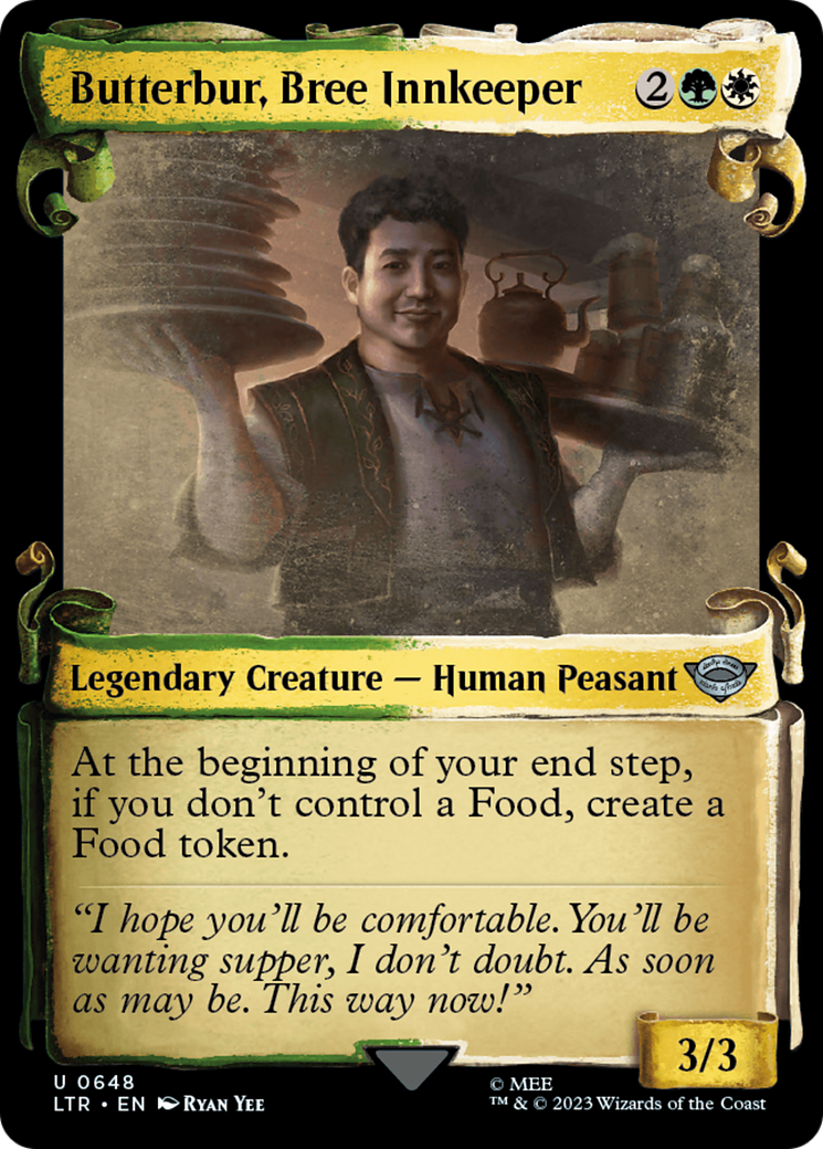 Butterbur, Bree Innkeeper [The Lord of the Rings: Tales of Middle-Earth Showcase Scrolls] MTG Single Magic: The Gathering | Red Claw Gaming