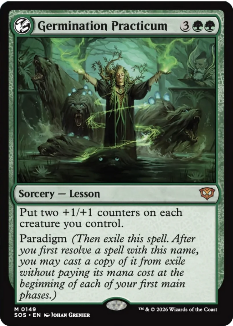 Germination Practicum [Secrets of Strixhaven] MTG Single Magic: The Gathering | Red Claw Gaming