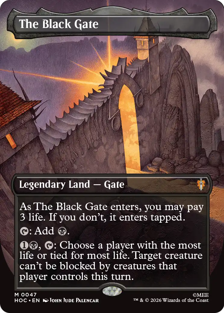 The Black Gate (Borderless) [The Hobbit: Eternal-Legal] | Red Claw Gaming