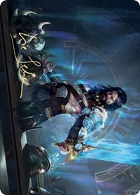 Halvar, God of Battle Art Card (Gold-Stamped Signature) [Kaldheim Art Series] MTG Single Magic: The Gathering | Red Claw Gaming