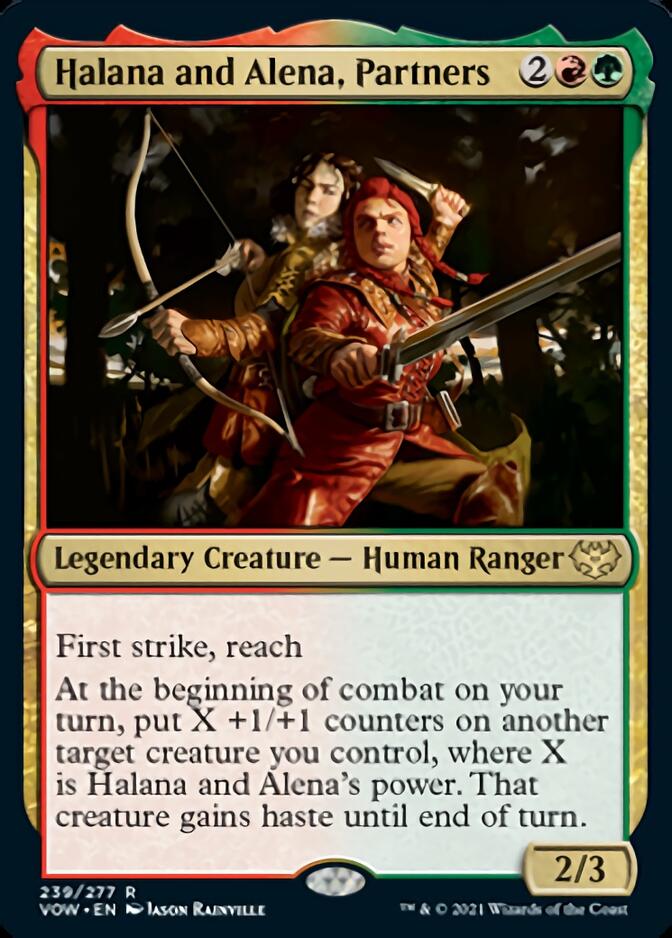 Halana and Alena, Partners [Innistrad: Crimson Vow] MTG Single Magic: The Gathering | Red Claw Gaming