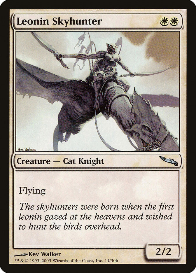 Leonin Skyhunter [Mirrodin] MTG Single Magic: The Gathering | Red Claw Gaming