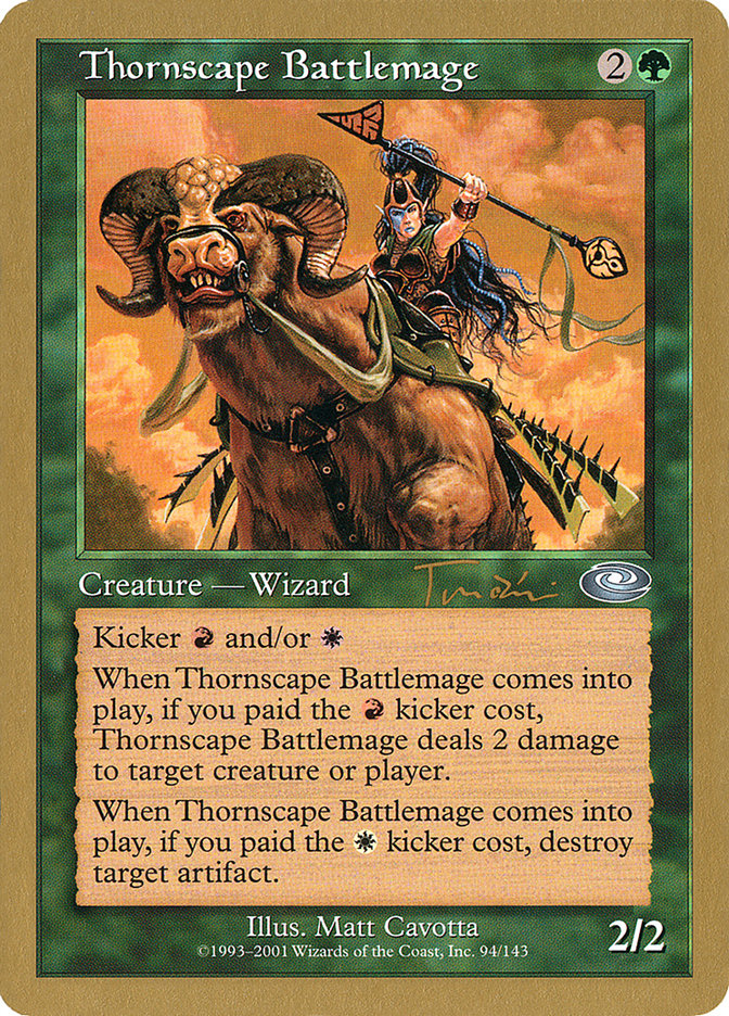Thornscape Battlemage (Jan Tomcani) [World Championship Decks 2001] MTG Single Magic: The Gathering | Red Claw Gaming