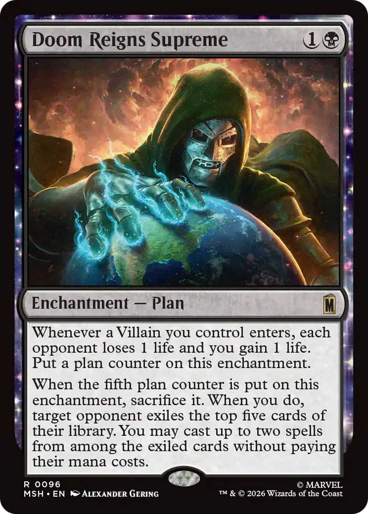 Doom Reigns Supreme [Marvel Super Heroes] MTG Single Magic: The Gathering | Red Claw Gaming