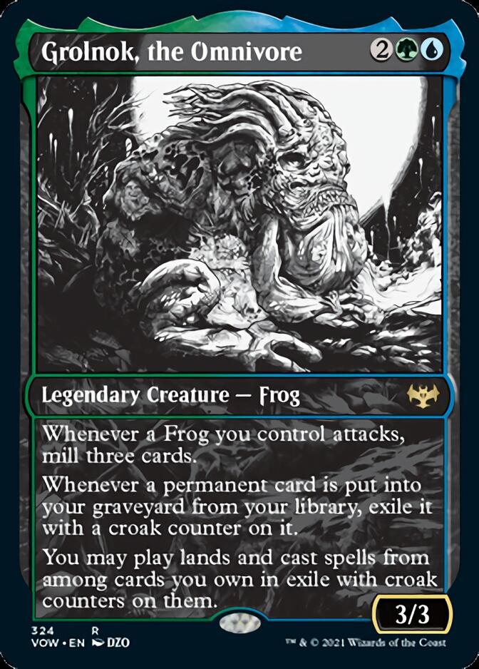Grolnok, the Omnivore (Showcase Eternal Night) [Innistrad: Crimson Vow] MTG Single Magic: The Gathering | Red Claw Gaming