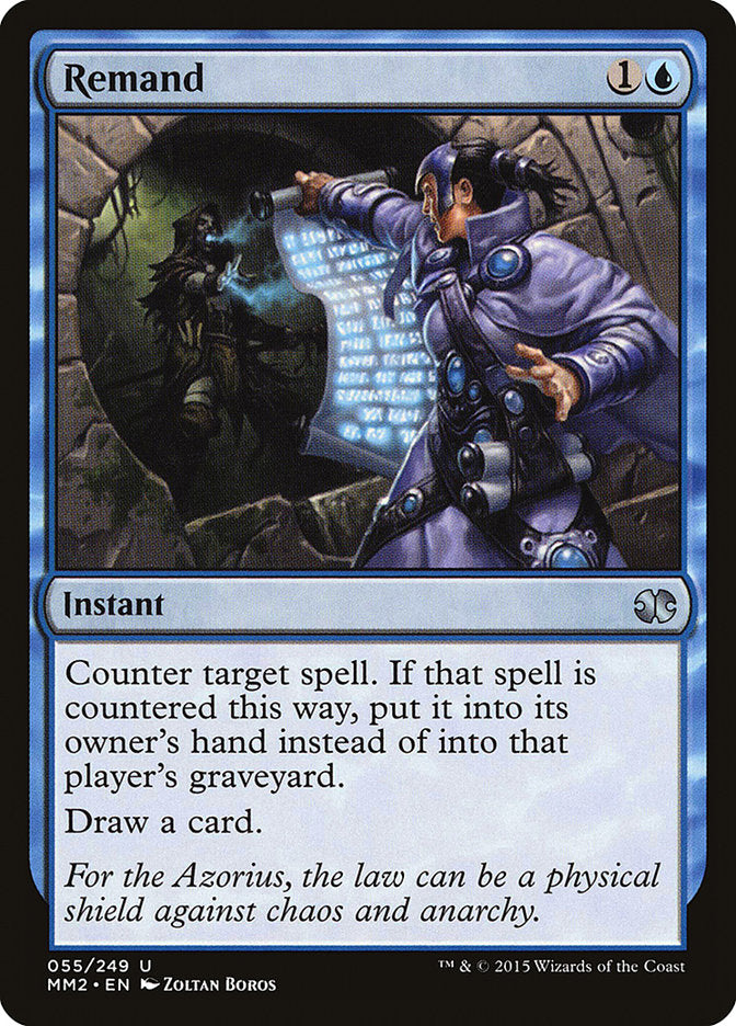 Remand [Modern Masters 2015] MTG Single Magic: The Gathering | Red Claw Gaming