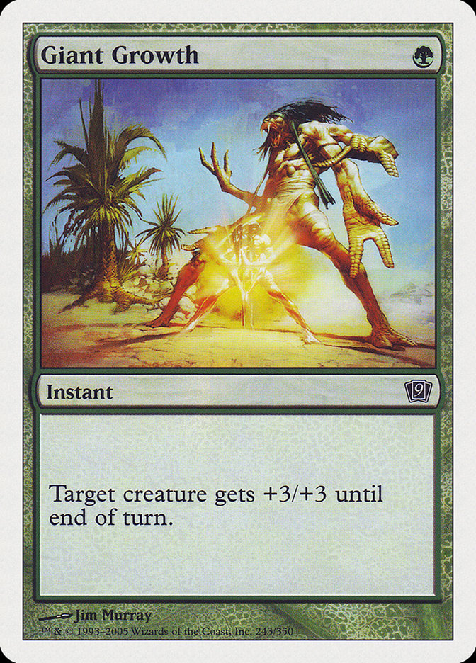 Giant Growth [Ninth Edition] MTG Single Magic: The Gathering | Red Claw Gaming