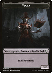 Dog Illusion // Vecna Double-Sided Token [Dungeons & Dragons: Adventures in the Forgotten Realms Tokens] MTG Single Magic: The Gathering | Red Claw Gaming
