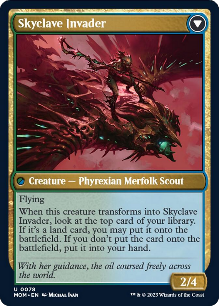 Skyclave Aerialist // Skyclave Invader [March of the Machine] MTG Single Magic: The Gathering    | Red Claw Gaming