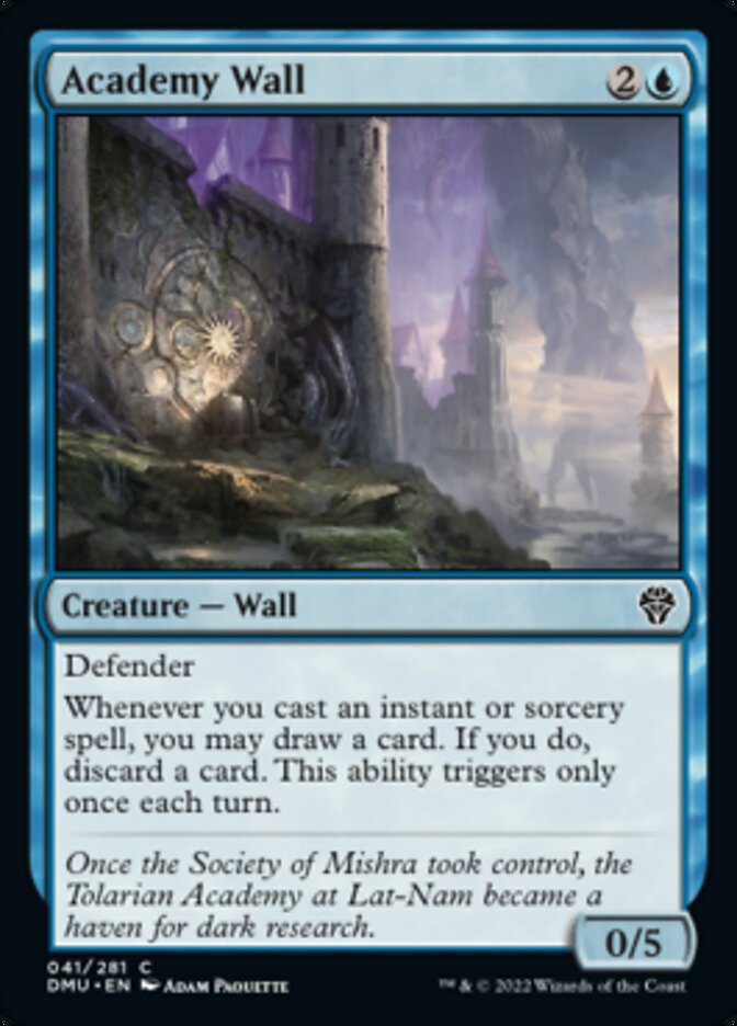 Academy Wall [Dominaria United] MTG Single Magic: The Gathering | Red Claw Gaming