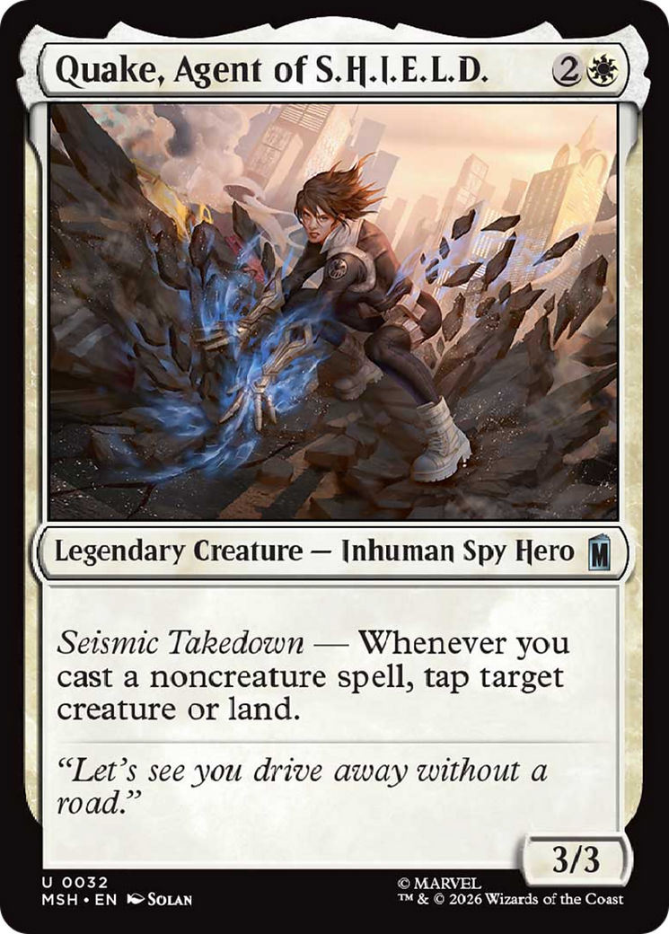 Quake, Agent of S.H.I.E.L.D. [Marvel Super Heroes] MTG Single Magic: The Gathering | Red Claw Gaming