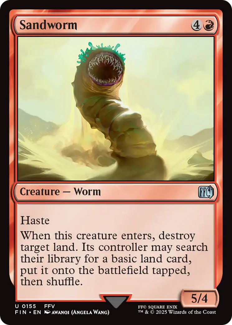 Sandworm [FINAL FANTASY] MTG Single Magic: The Gathering | Red Claw Gaming