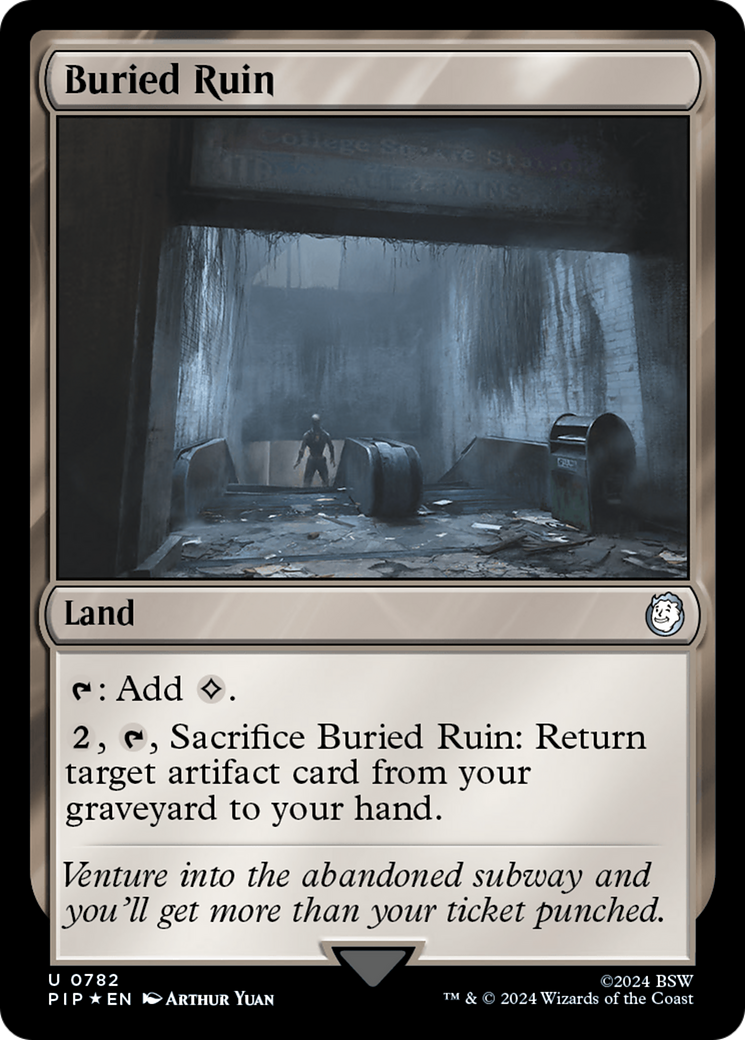 Buried Ruin (Surge Foil) [Fallout] MTG Single Magic: The Gathering    | Red Claw Gaming