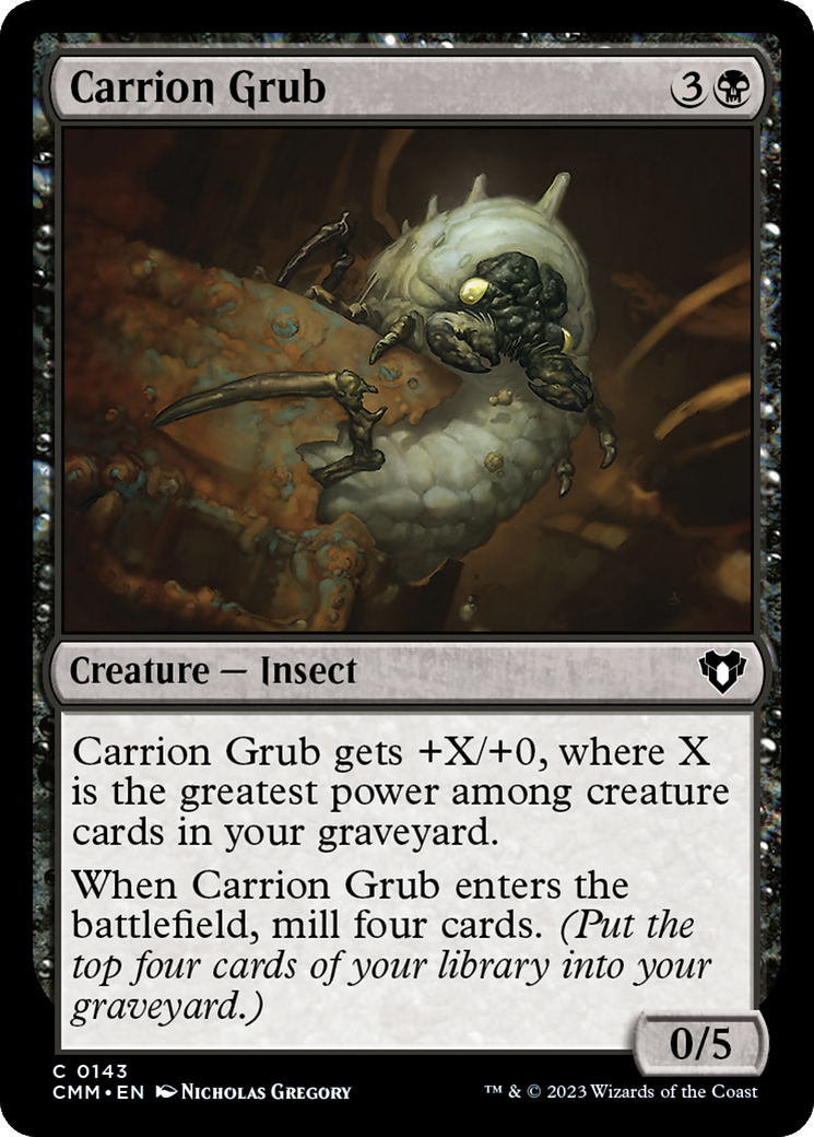 Carrion Grub [Commander Masters] MTG Single Magic: The Gathering | Red Claw Gaming