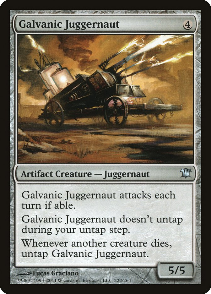 Galvanic Juggernaut [Innistrad] MTG Single Magic: The Gathering | Red Claw Gaming